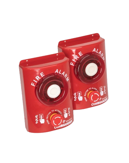 Commander Wireless Site Alarm Bundle x 2 - Trade Fire Protection